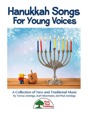 Hanukkah Songs For Young Voices Cover
